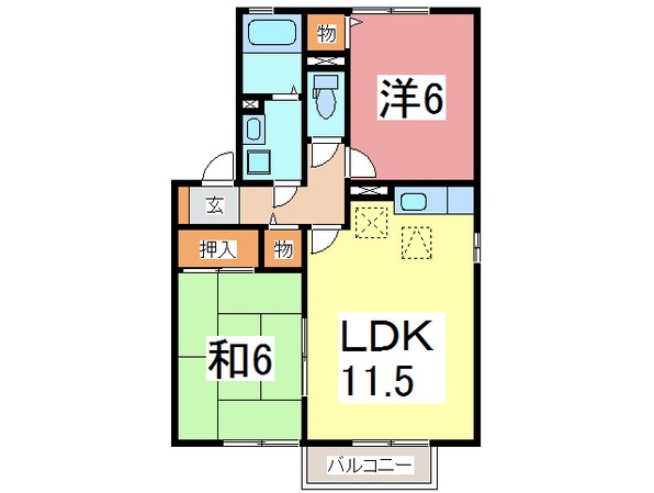 サンタビレッジ　Ｂ棟の物件間取画像